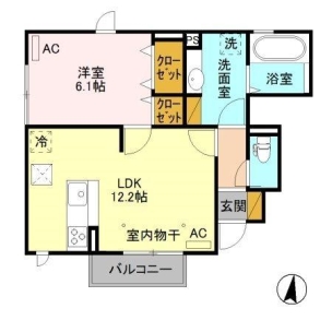 メゾン・ド・クロワール 間取り