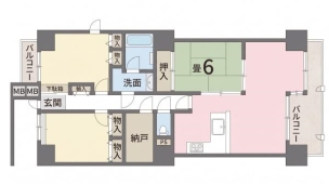 宇都宮プラザ D棟 間取り