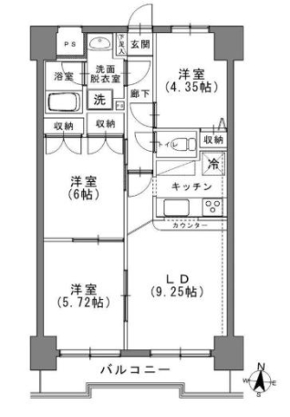 ST.パールハイツ 間取り